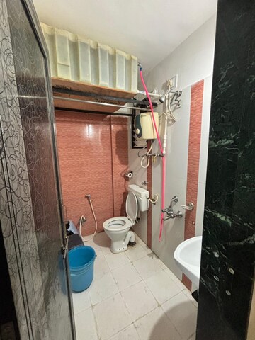 Bathroom in 2 BHK Apartment at Vitthal Sanskruti Apartment, Dhayari – for Rent