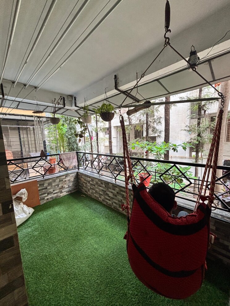Balcony, vitthal-sanskruti-apartment 2 Bedroom 900 Sq.Ft. Apartment In Dhayari Pune 8012781