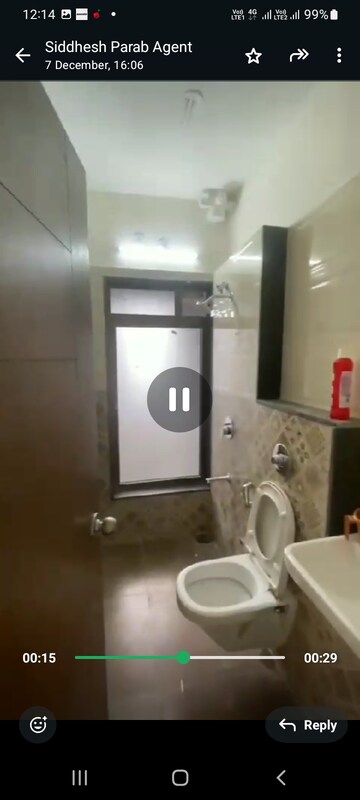 Bathroom in 1 BHK Apartment at Dadar West – for Rent