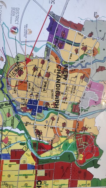  Plot – Map Location View at Altus Prime, North Mullanpur - for Sale