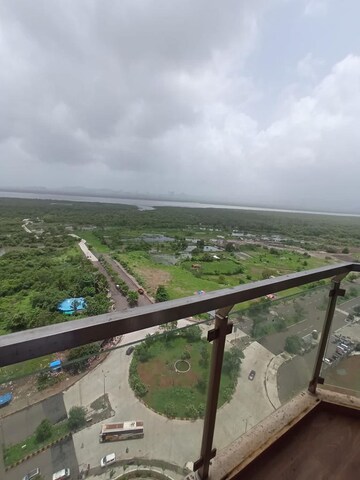 Balcony in 2 BHK Apartment at Satyam Imperial Heights, Ghansoli – for Rent