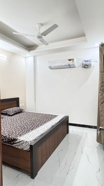 Bedroom in 2 BHK Builder Floor at Ansal Sushant Lok I, Sector 43 – for Rent