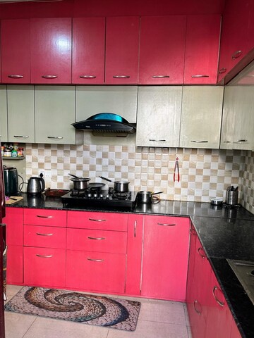 Kitchen in 3 BHK Apartment at Sam Palm Olympia Phase II, Sector 16c Greater Noida – for Rent