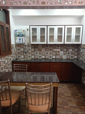 Kitchen in 2 BHK Builder Floor at Ansal Sushant Lok I, Sector 43 – for Rent