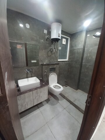 Bathroom in 3 BHK Builder Floor at Sector 12a – for Rent