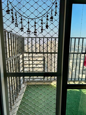 Balcony in 2 BHK Apartment at Jaypee Greencrest Homes, Jaypee Greens Sports City – for Rent