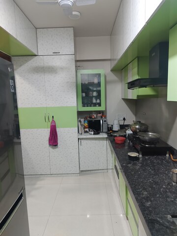 Kitchen in 3 BHK Apartment at Thaltej – for Rent