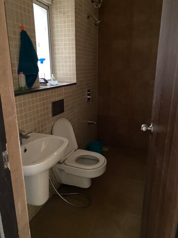Bathroom in 3 BHK Apartment at Runwal Greens, Mulund West – for Rent