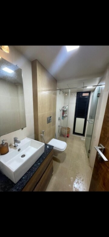 Bathroom in 2.5 BHK Apartment at Kanakia Rainforest, Andheri East – for Sale