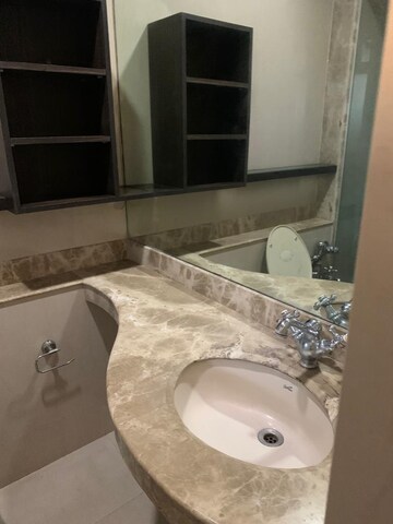 Bathroom in 2 BHK Apartment at Raheja Tipco Heights, Malad East – for Rent
