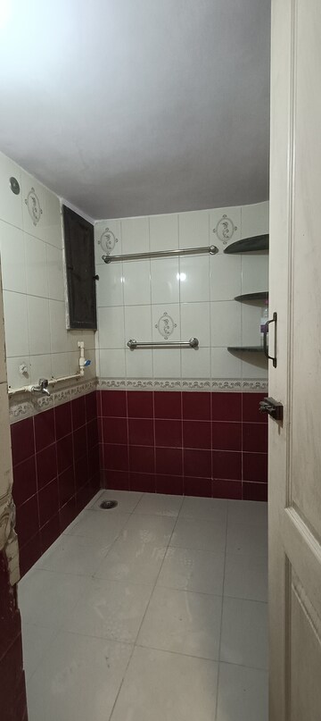 Bathroom in 1 BHK Apartment at Porwal Tower, Mira Road – for Rent