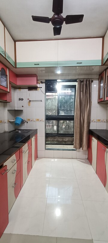 Kitchen in 1 BHK Apartment at Porwal Tower, Mira Road – for Rent