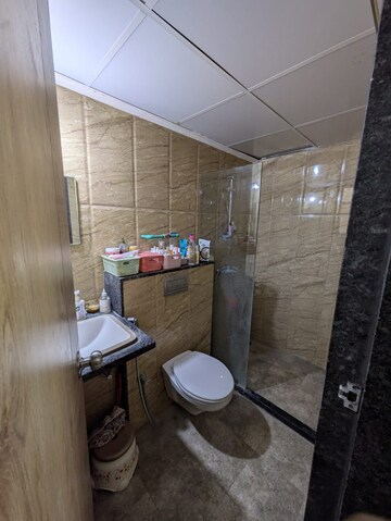 Bathroom in 2 BHK Apartment at Abhinav Pebbles Urbania, Bavdhan – for Rent