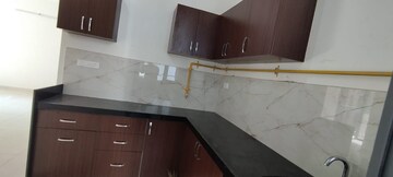 Kitchen in 3 BHK Apartment at Near Vaishno Devi Circle On Sg Highway – for Rent