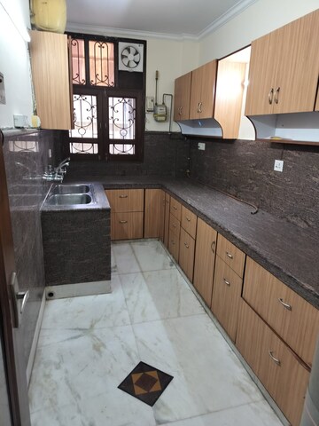 Kitchen in 2 BHK Builder Floor at Lajpat Nagar I – for Rent