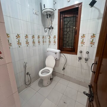 Bathroom in 2 BHK Builder Floor at Khirki Extension – for Rent