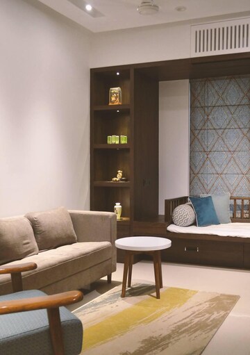Living Room in 3 BHK Apartment at Kool Homes Arena, Balewadi – for Rent