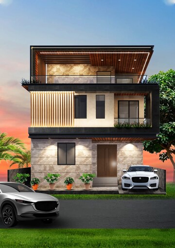 4 BHK Villa – Exterior View View at Magna Majestic Meadows, Osman Nagar - for Sale