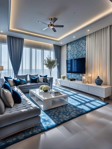 Living Room in 1.5 BHK Villa at Hampinagar – for Sale