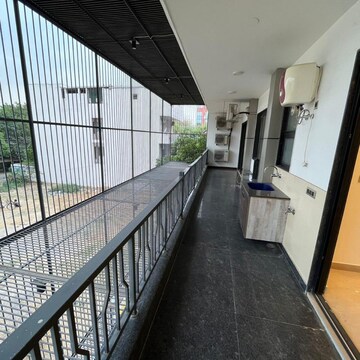 Balcony in 4 BHK Builder Floor at Ansal Sushant Lok I, Sector 43 – for Rent