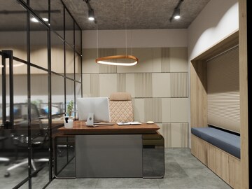 Kitchen in  Office Space at Sun Westbank, Navrangpura – for Rent