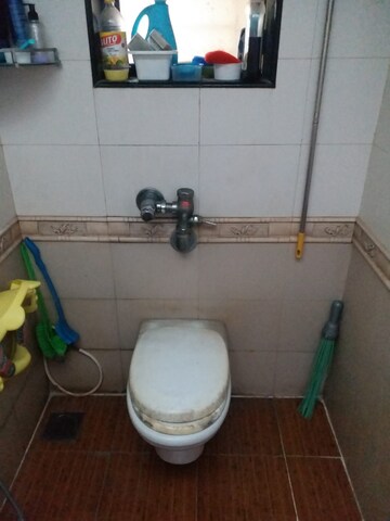 Bathroom in 2 BHK Apartment at Naupada – for Rent