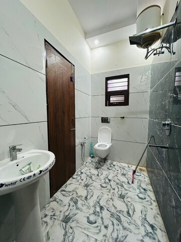 Bathroom in 2 BHK Builder Floor at Greater Mohali – for Rent