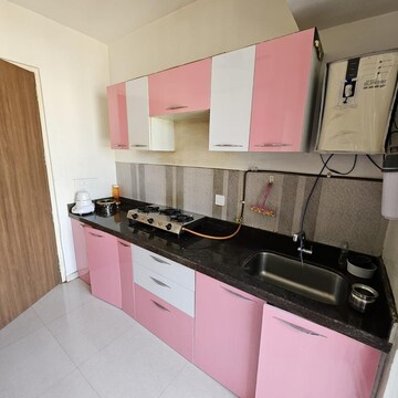 Kitchen in 2 BHK Apartment at Narang Rozanne by Courtyard, Pokhran Road No 2 – for Sale