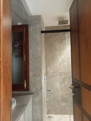 Bathroom in 3 BHK Builder Floor at Yojana Vihar – for Rent
