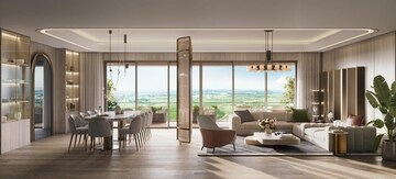 Living Room in 4 BHK Apartment at Sector 80 – for Sale
