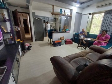 Living Room in 1 BHK Apartment at Rashmi Complex Teen Hath Naka, Thane West – for Rent