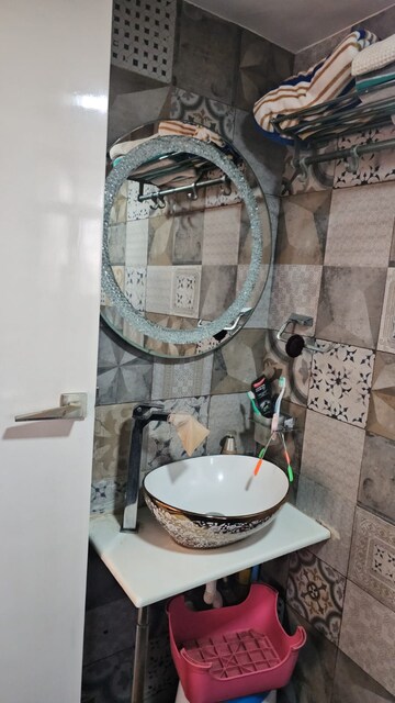 Bathroom in 2 BHK Apartment at Badshah Residency, Kandivali West – for Rent