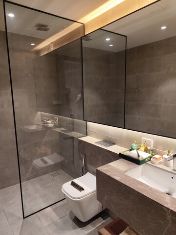 Bathroom in 4 BHK Builder Floor at Adani Samsara Vilasa, Sector 63 – for Sale