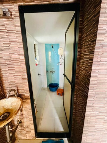 Bathroom in 1 BHK Apartment at Christine Heights, Mira Road – for Sale
