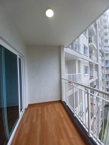 Balcony in 3 BHK Apartment at L&T Raintree Boulevard, Hebbal – for Rent