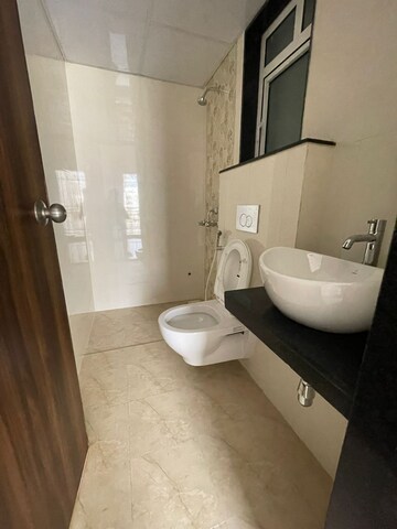 Bathroom in 1 BHK Apartment at JP North Alexa, Mira Road – for Rent