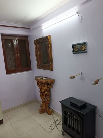 Living Room in 1 BHK Builder Floor at Green Park – for Rent