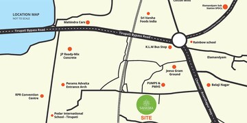 1 BHK Apartment – Map Location View at Renigunta - for Sale