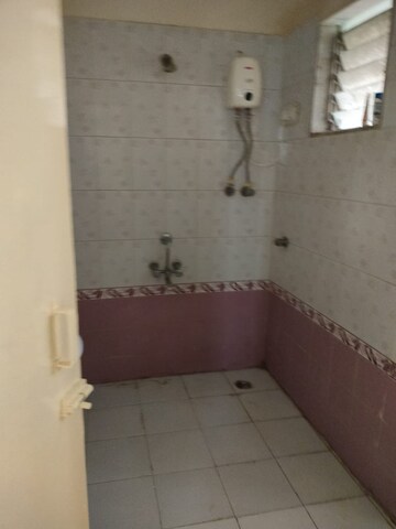 Bathroom in 1 BHK Apartment at Soham Parijat Gardens, Ghodbunder Road – for Sale