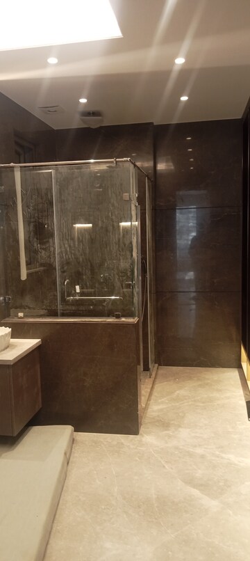 Bathroom in 4 BHK Builder Floor at Panchsheel Park – for Sale