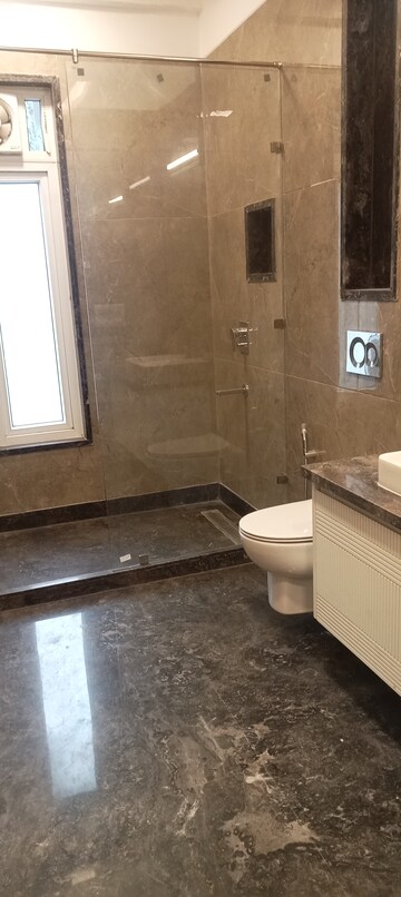 Bathroom in 4 BHK Builder Floor at Panchsheel Park – for Sale