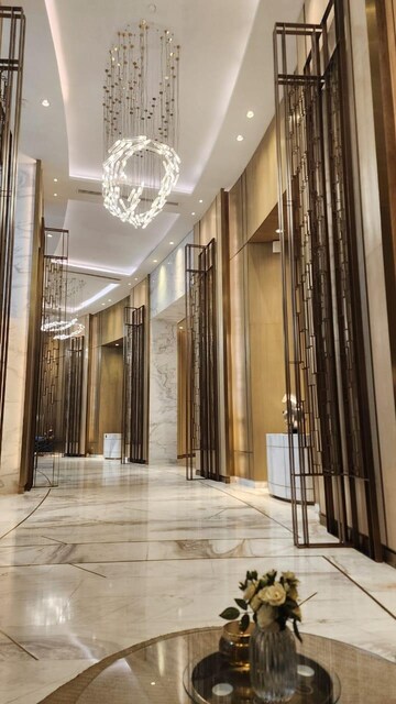 Staircase in 3 BHK Apartment at Lodha World Crest, Worli – for Rent