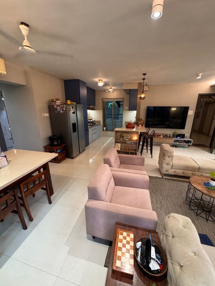 Living Room, neelkanth-greens 3 Bedroom 1200 Sq.Ft. Apartment In Manpada Thane 8015781