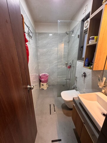 Bathroom in 3 BHK Apartment at Neelkanth Greens, Manpada – for Sale