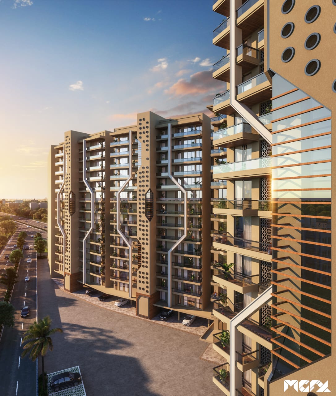 2.5 BHK + Pooja Room 1150 Sq.Ft. Apartment in Pavitra Luxury Residences