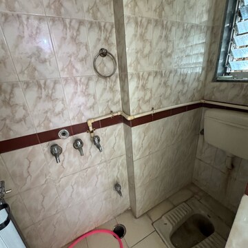 Bathroom in 2 BHK Apartment at Shivam Paradise Bhandup West, Valmik Nagar – for Rent