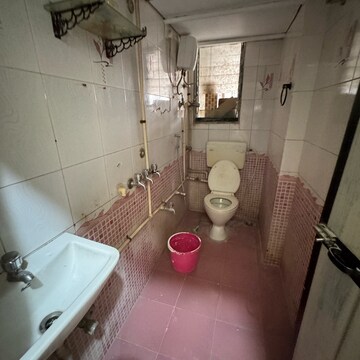 Bathroom in 2 BHK Apartment at Shivam Paradise Bhandup West, Valmik Nagar – for Rent