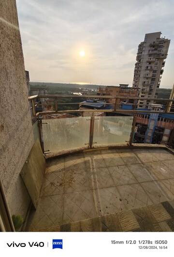 Balcony in 2 BHK Apartment at Akshar Siddhi Heights, Nerul – for Sale