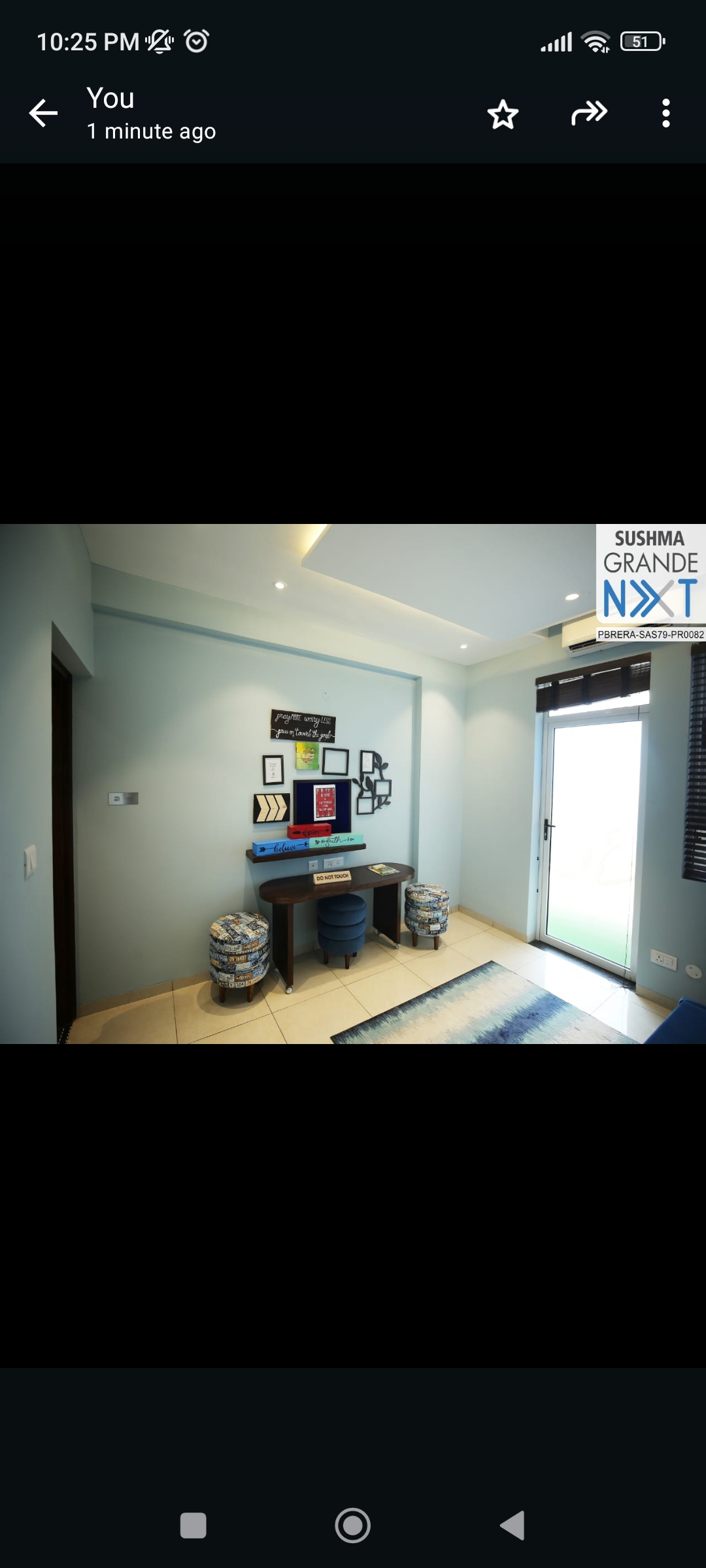 3 BHK + Pooja Room 1650 Sq.Ft. Apartment in Sushma Grande Nxt