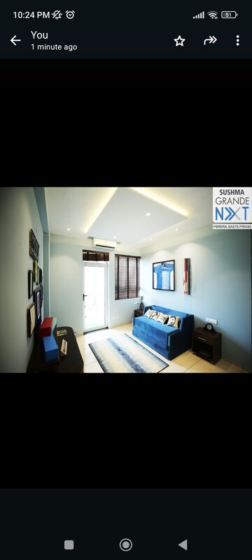 Bedroom in 3 BHK Apartment at Sushma Grande Nxt, Lohgarh – for Sale